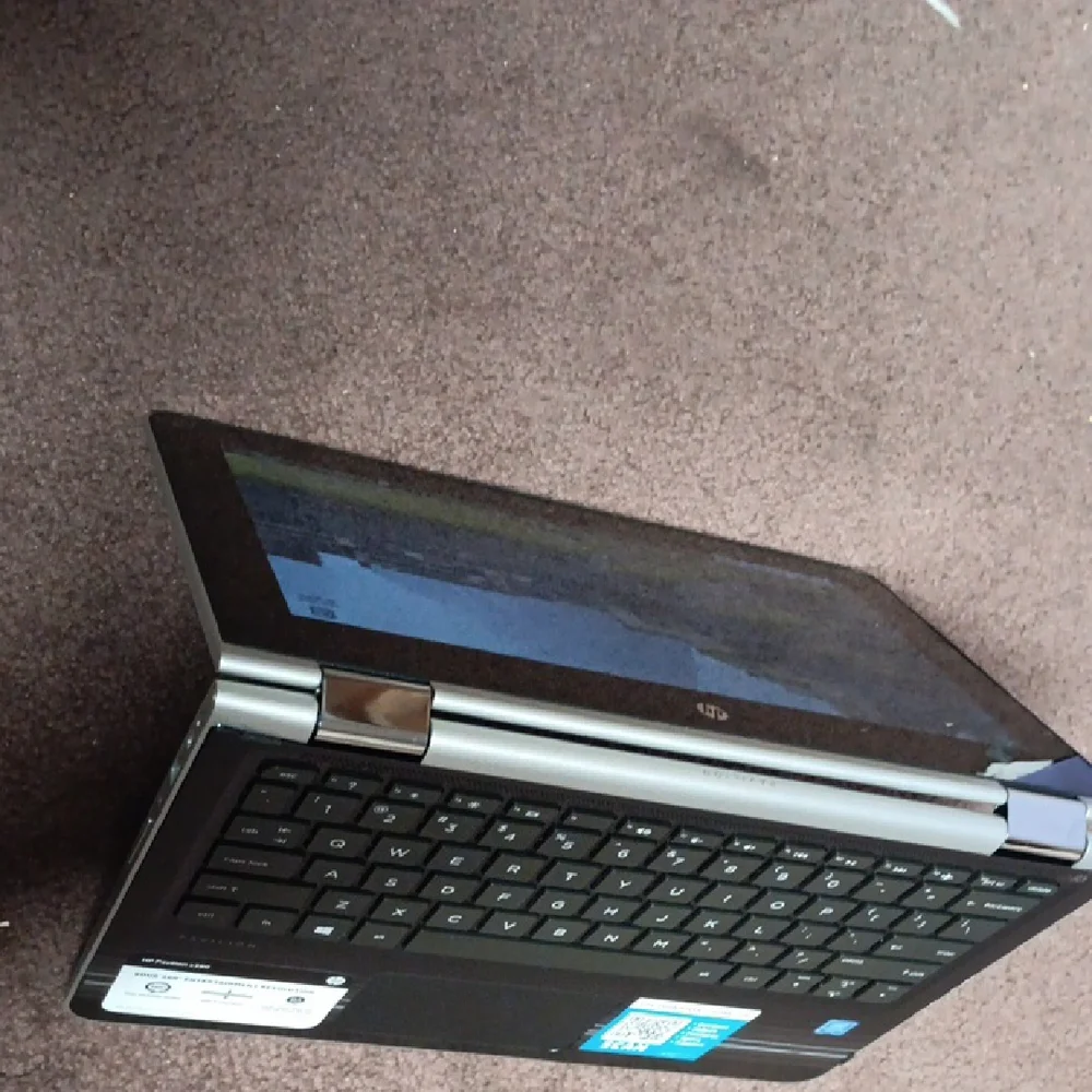 HP Sleek Silver Laptop